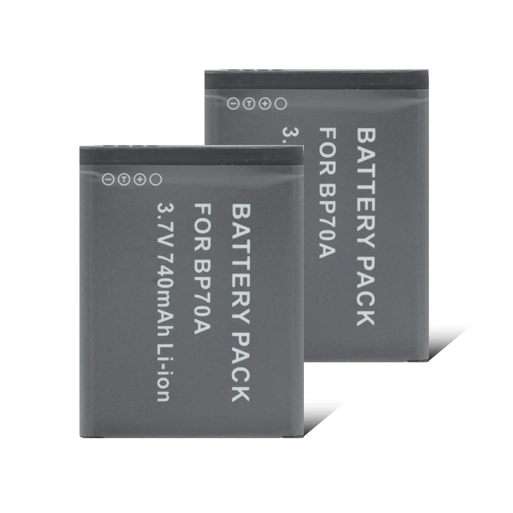 2 шт. BP 70A BP70A камера Батарея для samsung ST90 ST95 ST100 ST150F ST700 ST6500 SL50 SL600 605 630 WB30F WB35F WB50F ES70