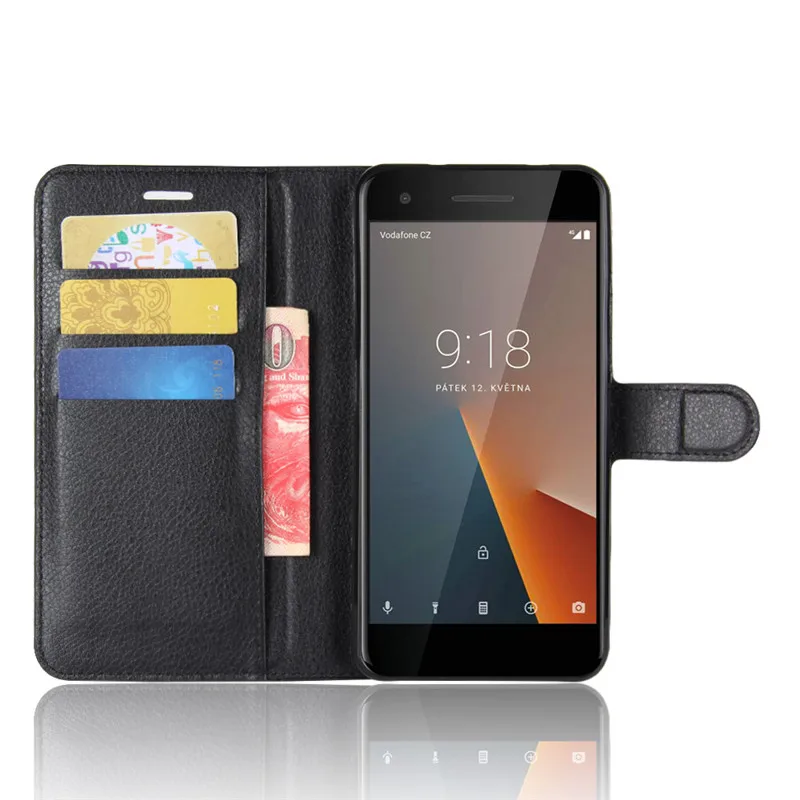 Vodafone Smart V8 чехол 5,5 дюймов бумажник чехол для телефона из искусственной кожи чехол для телефона Vodafone Smart V8 VFD710 VFD-710 чехол с откидной крышкой на заднем сиденье мешок
