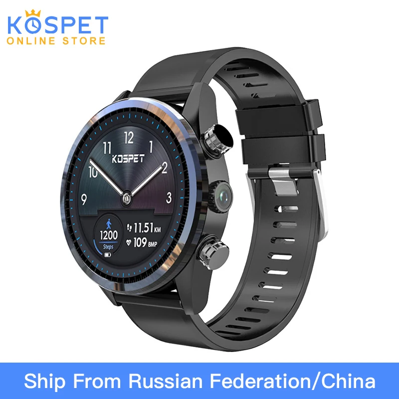 KOSPET Hope Lite Smartwatch 1 Гб 16 Dual 4G IP67 620 мАч 8.0MP камера 39 &quotsprots мужские умные часы телефон