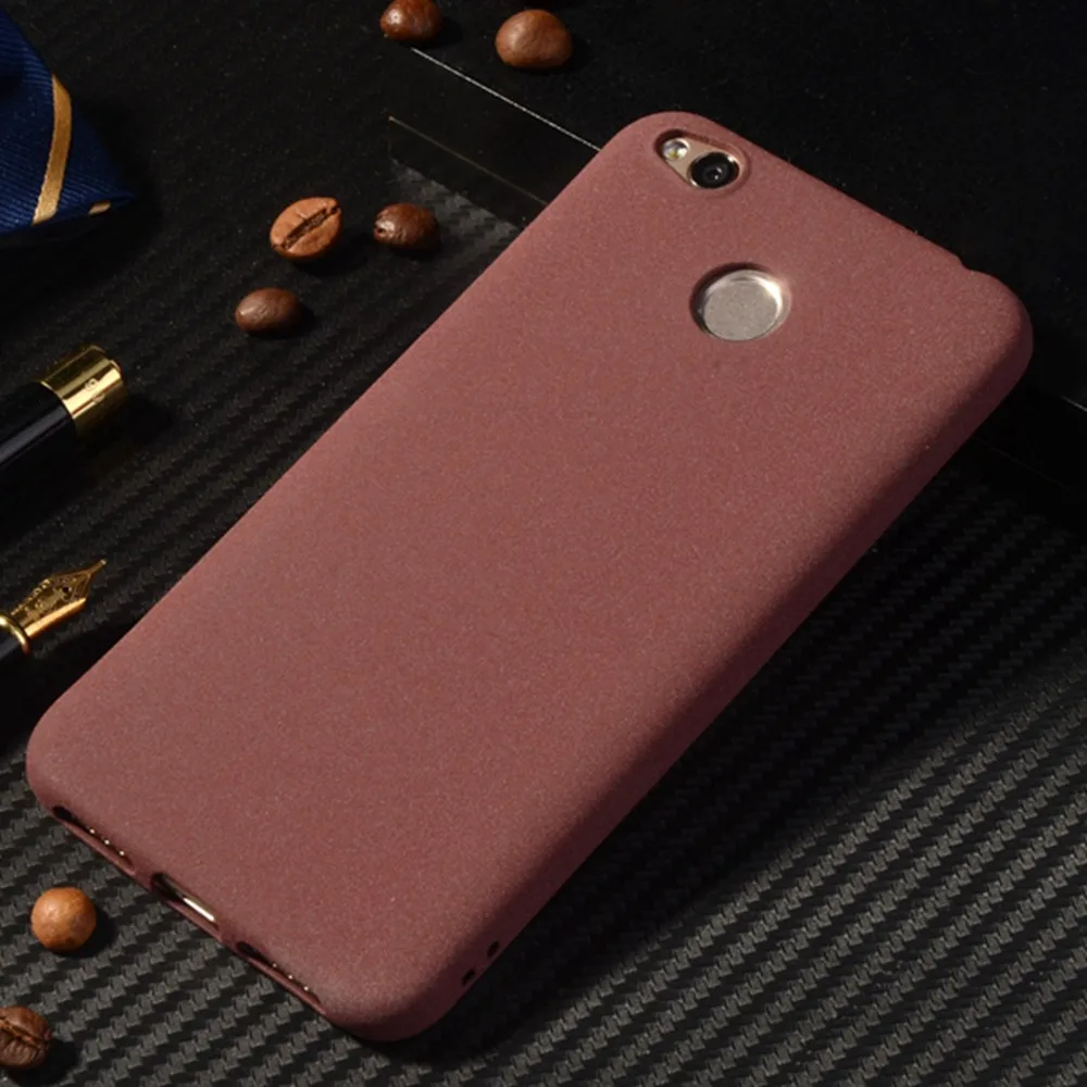 Чехол для Xiaomi Redmi 4 X Роскошный Матовый силиконовый чехол-накладка Xiomi 4X мягкий