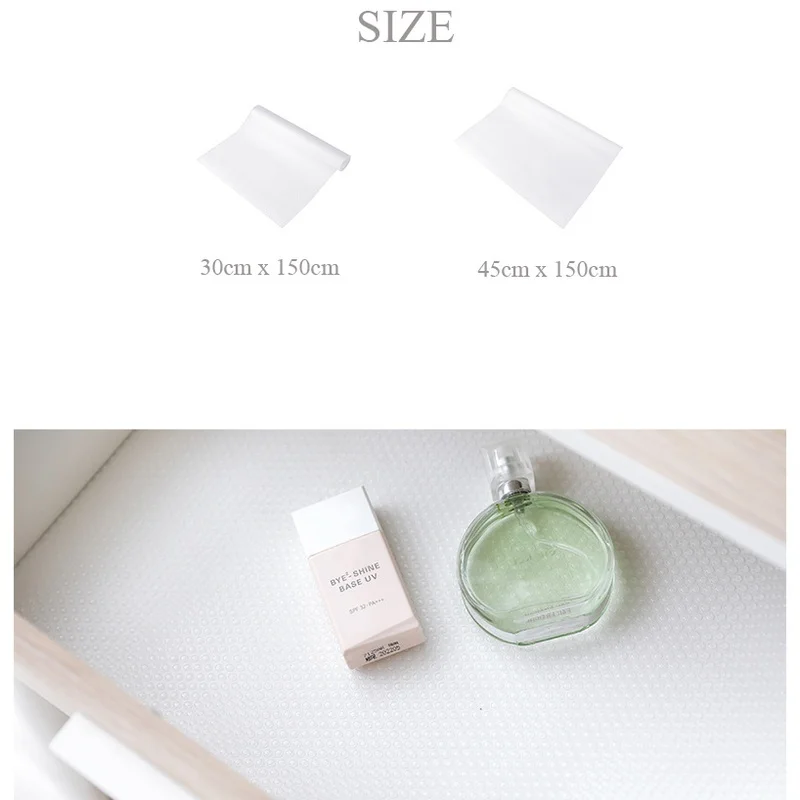 Clear EVA Waterproof Cupboard Cabinet Shelf Drawer Liner Non Slip Table Cover Mat Adhesive Kitchen Home Organization Use | Дом и сад