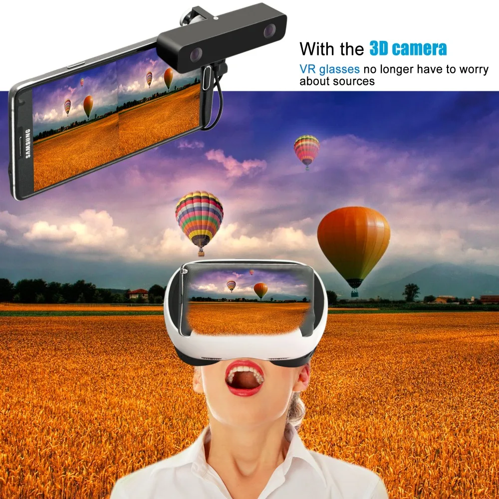SVPRO HD с двумя объективами 3D vr очки камеры 3d эффект лучше Виртуальная реальность