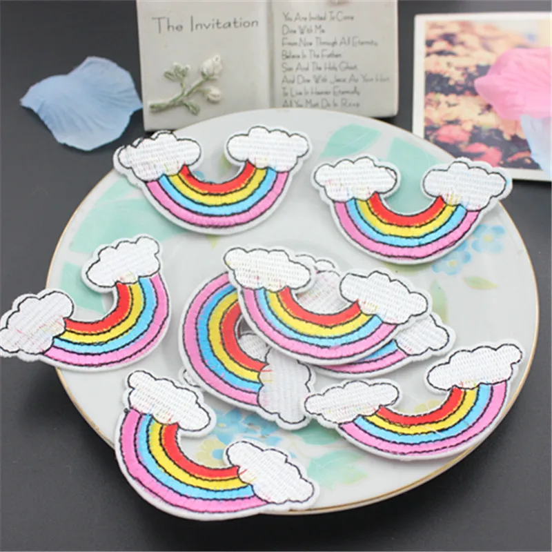 Нашивка для одежды патчи вышивки утюгом аппликация горячей фиксации мотивы