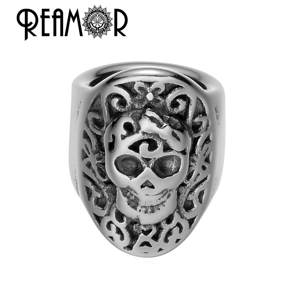 Бусины шармы REAMOR из нержавеющей стали 316L в стиле панк 5 шт.|european charm beads|charm beadsbead