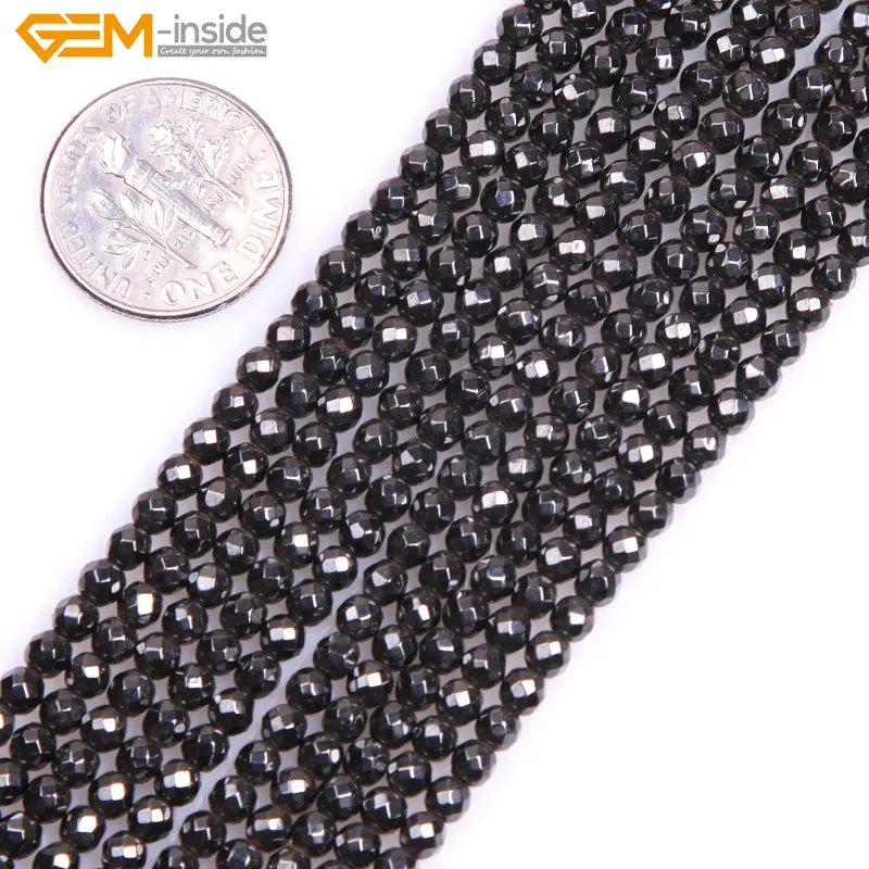Бусины Из Натурального магнитного гематита 3 12 мм 15 дюймов|stone beads|beads for jewelry makingbeads