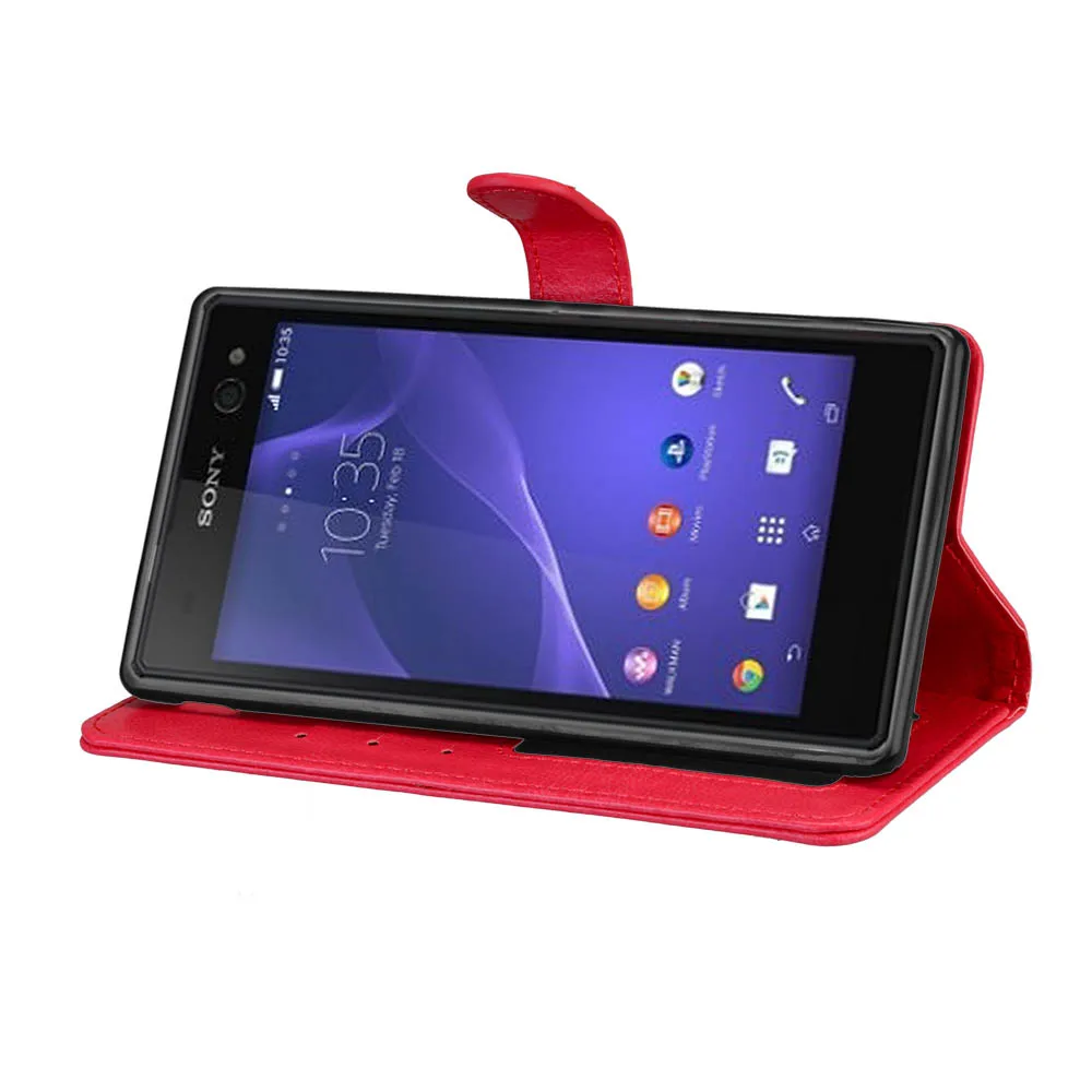 Для sony Xperia C3 D2533 чехол для телефона для sony Xperia C3 кожаный чехол грязеотталкивающий Роскошный кошелек чехол для бизнеса