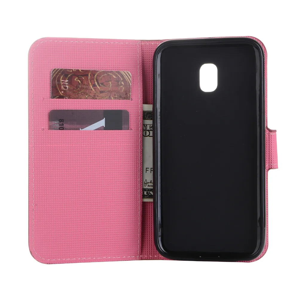 Filp cover for Samsung Galaxy J3 2017 J320 SM-J330FN/J330N/J330F leather case Dual SIM SM-J330F/DS phone | Мобильные телефоны и