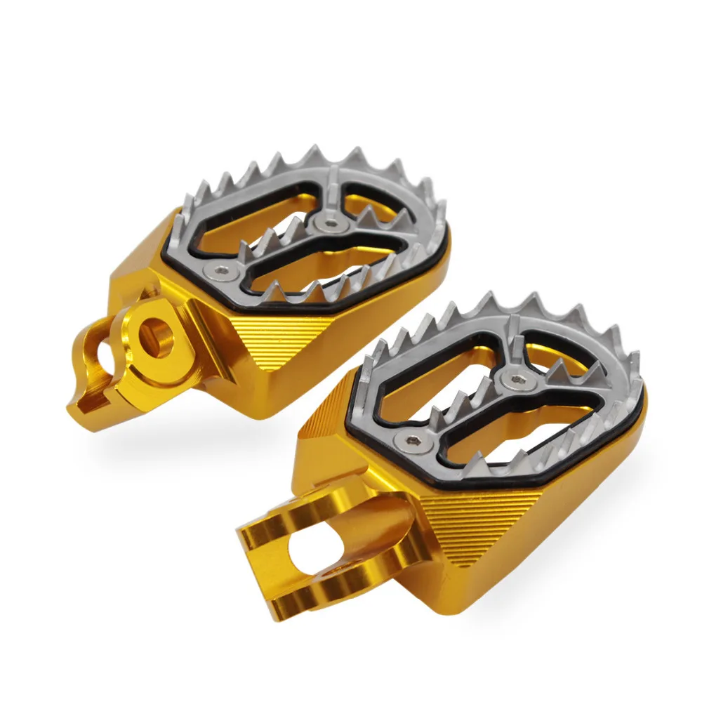 Алюминий CNC мотокросса Dirt Bike Pit Peg педаль подножки для Suzuki RMZ 250 450 RMZ250 2010 2011 2012 2013 2014