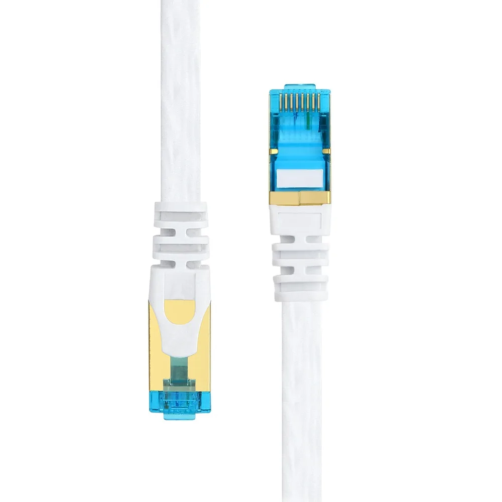 Сетевой кабель Ethernet Cat6 RJ45 плоский экранированный гигабитный сетевой Lan Cat 6