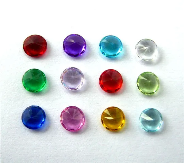 Оптовая продажа 60 шт. разные цвета круглый камень-талисман 5 мм подвеска для