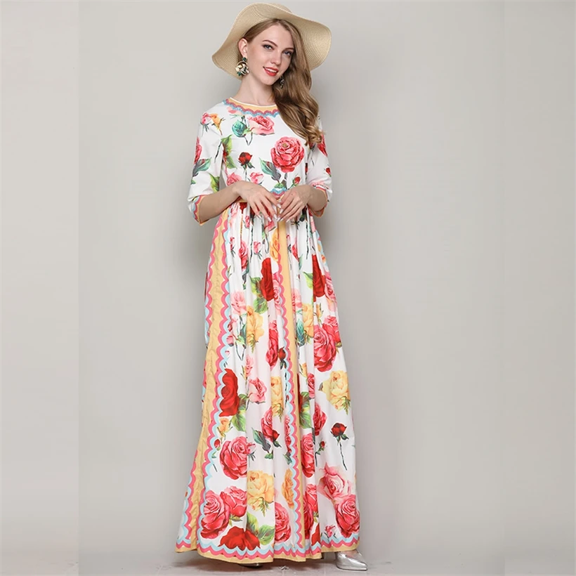 Высококачественное Брендовое женское длинное платье Boho с разрезом Vestidos