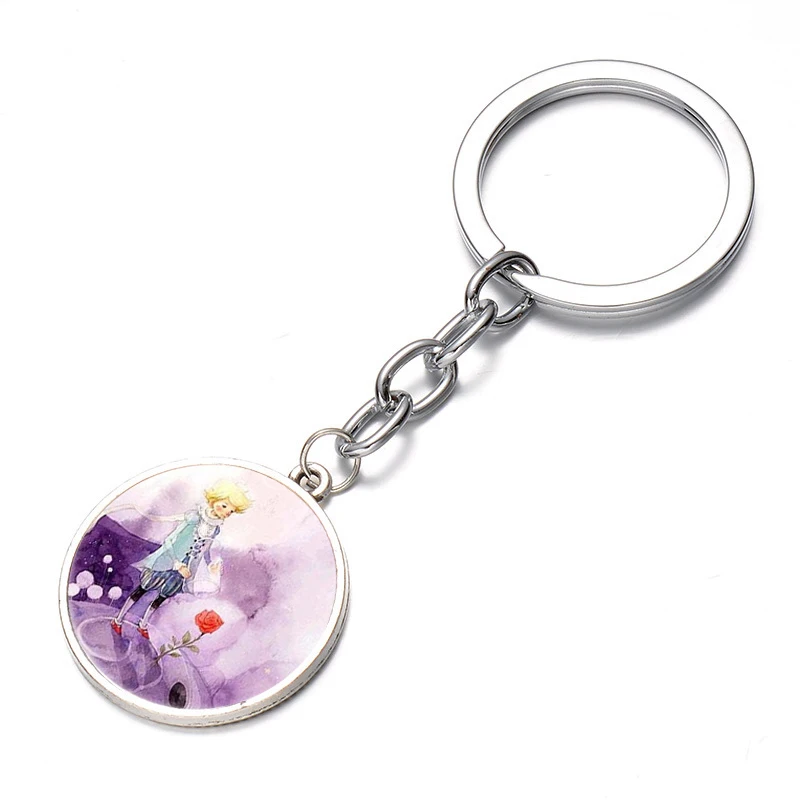 Style 13 SIAN Classic Le Petit брелок принц планета Маленький принц лиса с феей роз сказка креативный узор кулон брелок детские ювелирные изделия - Цвет: Style 13