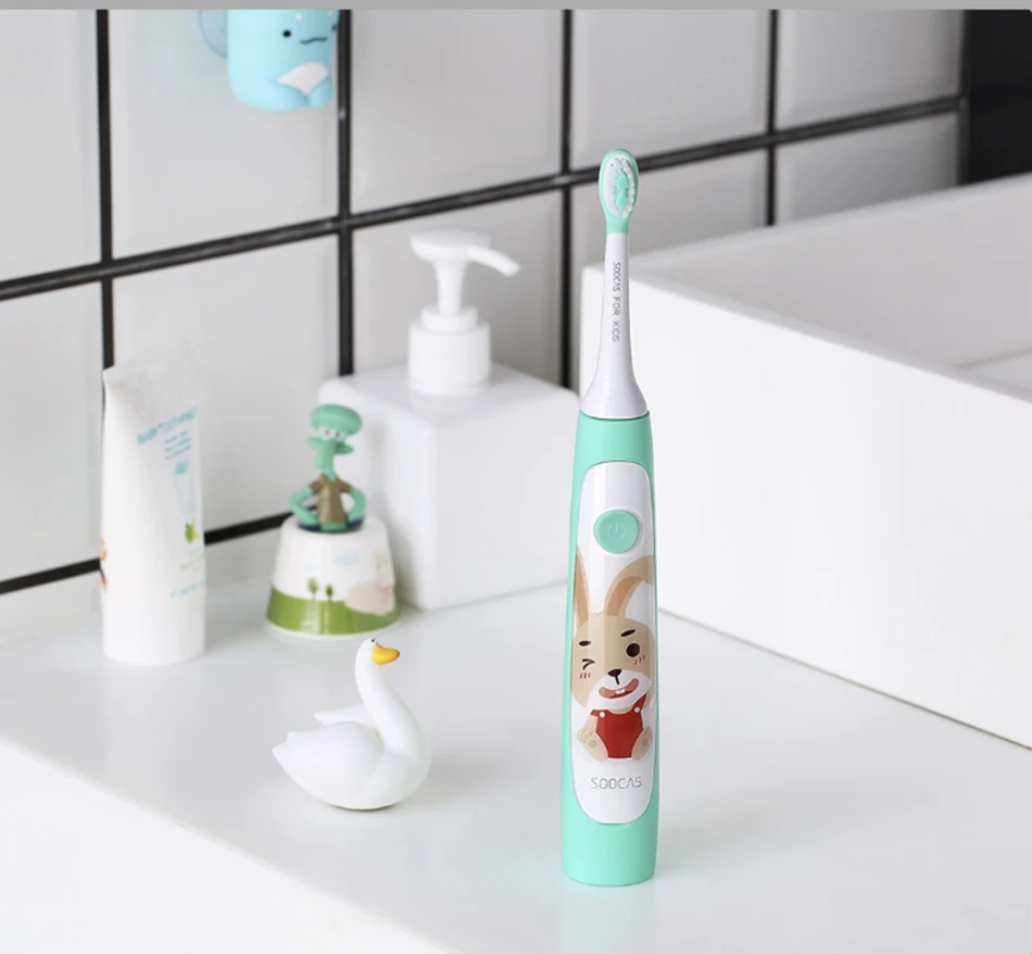Xiaomi Soocas Sonic электрическая зубная щетка Mijia для детей Водонепроницаемая перезаряжаемая электрическая зубная щетка уход за зубами