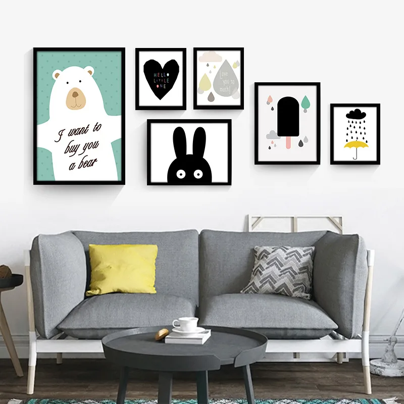 Современная Минималистичная декоративная картина в скандинавском стиле