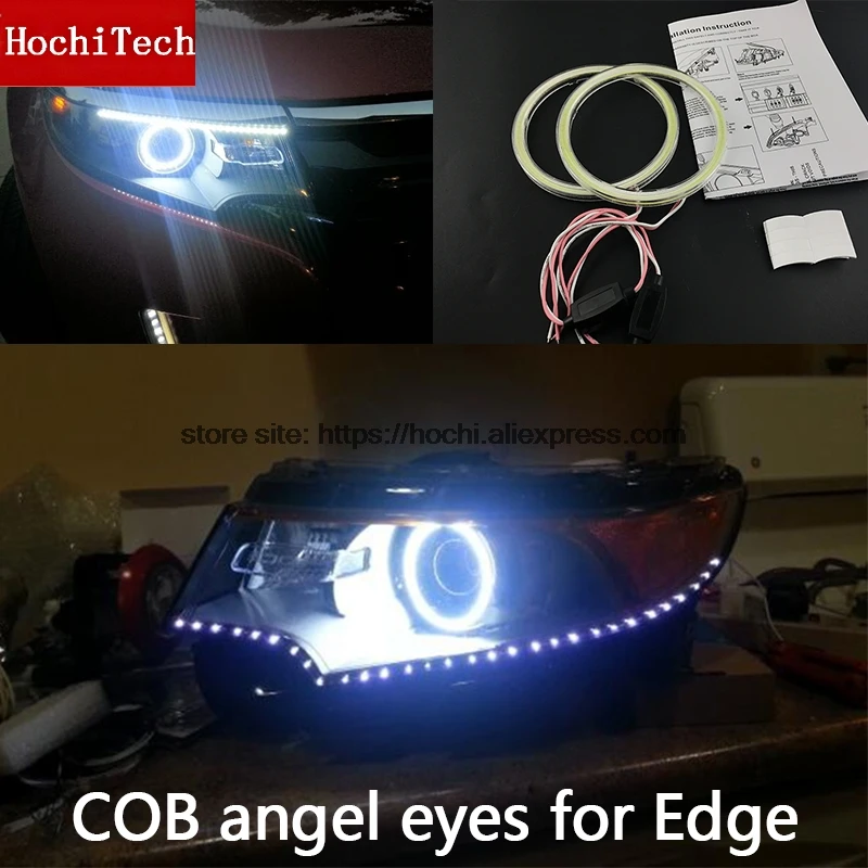 

High Quality COB Led Light White Halo Cob Led Angel Eyes Ring Error Free for Ford Edge 2011 2012