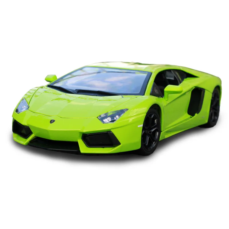 1:18 Масштаб имитация Металлическая Модель автомобиля игрушки для Lamborghinied Lp770 модель гоночной машины с управлением рулевого колеса с оригинальной коробкой - Цвет: Зеленый
