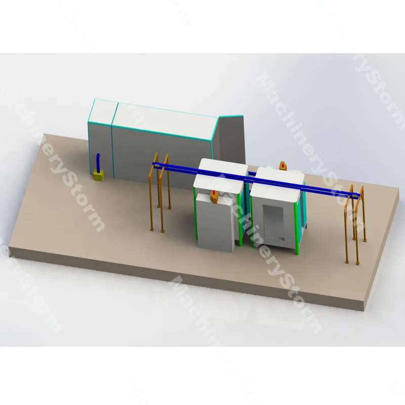 Ручное порошковое покрытие линия по производству порошковых распылителей