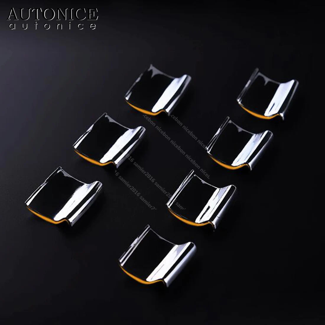 

7pcs Door Window lift button Cover Trim For Hyundai Accent Solaris 2018-2019