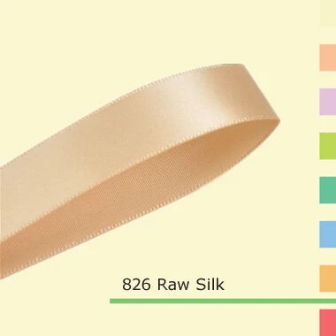 

4" inch (100mm) Single Sided Polyester Satin Ribbon For Wedding Decoration