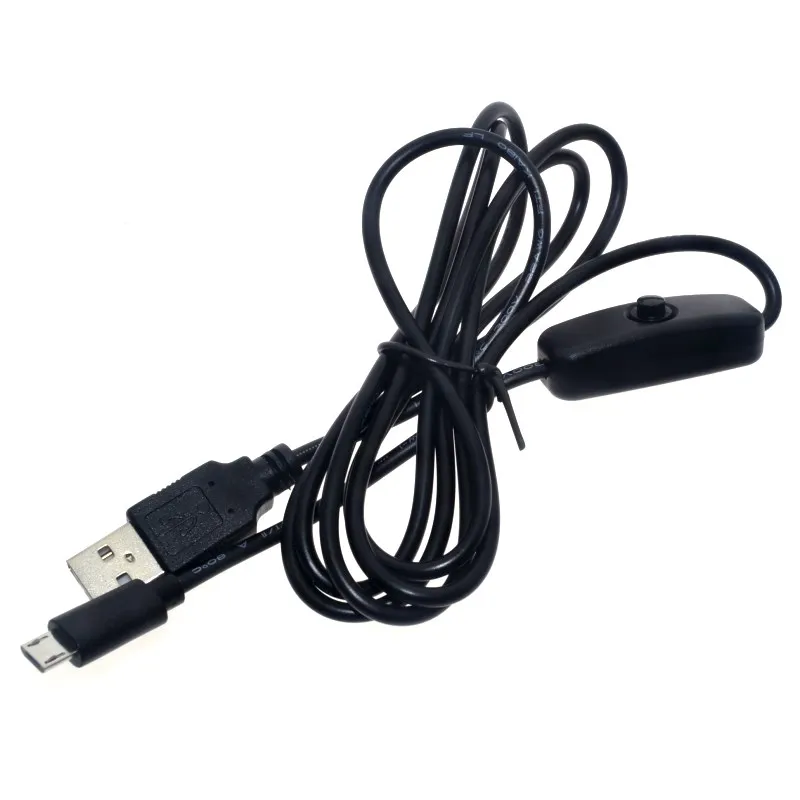 Raspberry Pi USB к Micro с переключателем ВКЛ./ВЫКЛ. кабель питания для Android 2/B + Banana PI простой