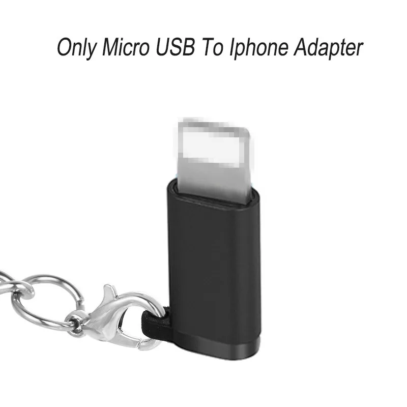 Adapter For Iphone Micro usb кабель для зарядки 3 м 2 м 1,5 м 25 см кабель для зарядки данных провод для samsung Galaxy J2 J5 J7 Lg K10 Redmi 8 7 Microusb - Цвет: Adapter For Iphone