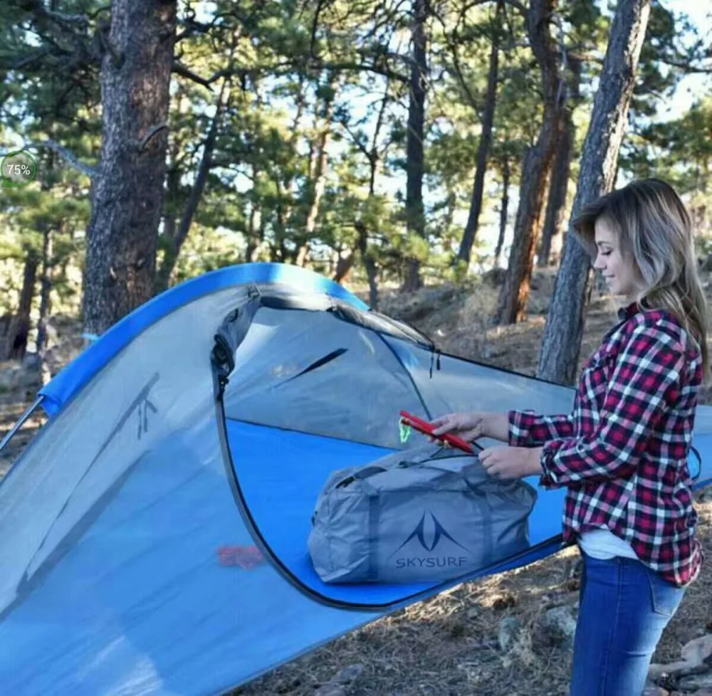 Подвесная палатка треугольный подвесной тент с гамаком двухслойная