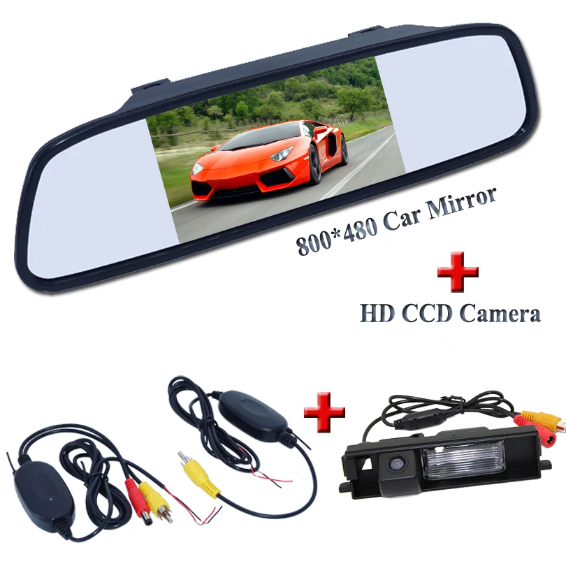 Набор 3 в 1 включает себя зеркало для парковки автомобиля 5 дюймов + Автомобильная