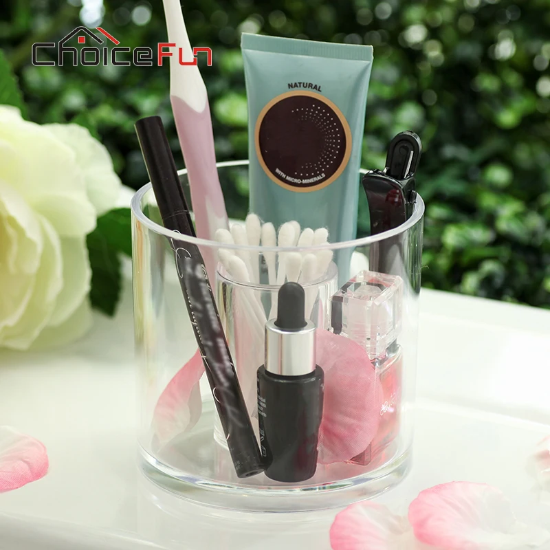 CHOICE FUN акриловый круглый органайзер для ванной комнаты прозрачный держатель