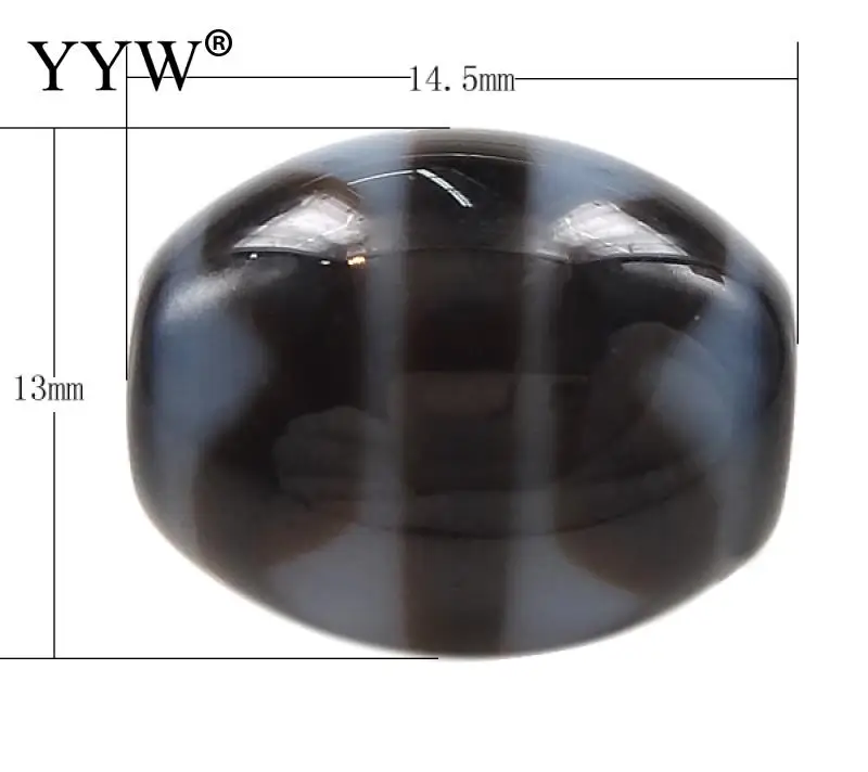 Тибетские Ювелирные изделия четыре полосы тигровые Шарм зуб бусины натуральный