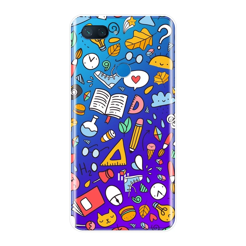 Чехол книжка для телефона Xiaomi Mi A1 A2 Lite 8 SE мягкий силиконовый чехол желтого и