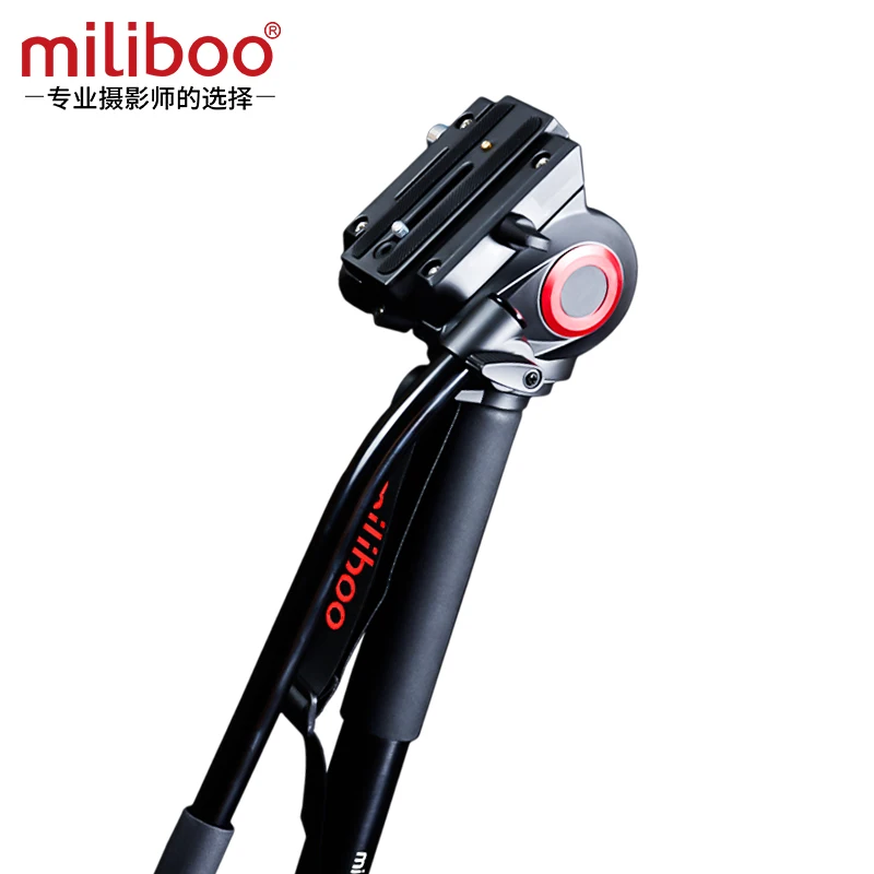 Miliboo MTT704B профессиональный монопод из углеродного волокна с панорамной головкой мини-штатив портативный монопод 1/4 ''3/8'' винтовая видеокамера