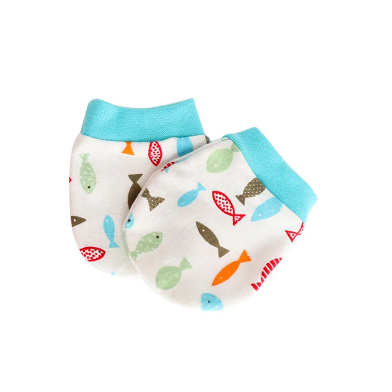 Spring Summer And Autumn Thin Newborn Anti-Grab Gloves Cotton Baby Anti-Scratch Comfortable Breathable | Детская одежда и обувь
