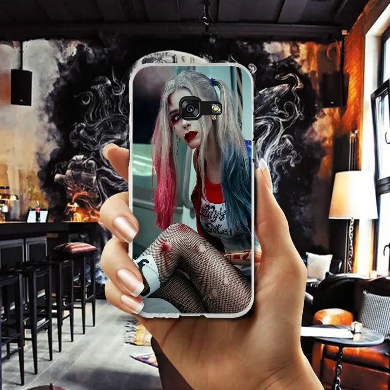 Харли Квинн костюм Мягкие силиконовые ТПУ телефон чехлы для Samsung Galaxy A3 A5 A7 J1 J2 J3 J4 J5