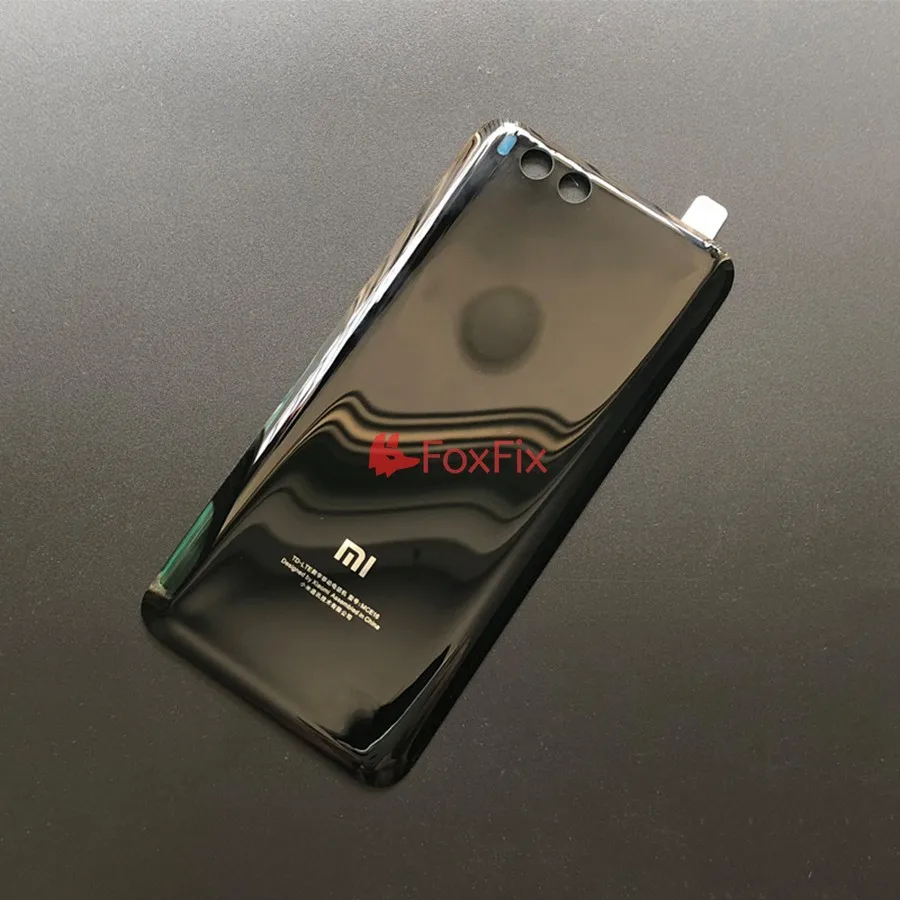 Для Xiaomi Mi 6 крышка батареи Задняя стеклянная дверь для Xiaomi Mi 6 задний Чехол Задняя панель с клейкой лентой Замена