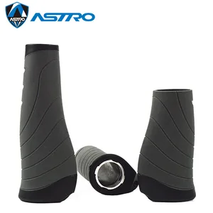 Велосипедные ручки-фиксаторы ASTRO G156, Нескользящие, эргономичный дизайн, 22,2 мм, ручки для горных велосипедов, резиновые, длинные, короткие, 130 мм, 90 мм, запчасти для велосипедов