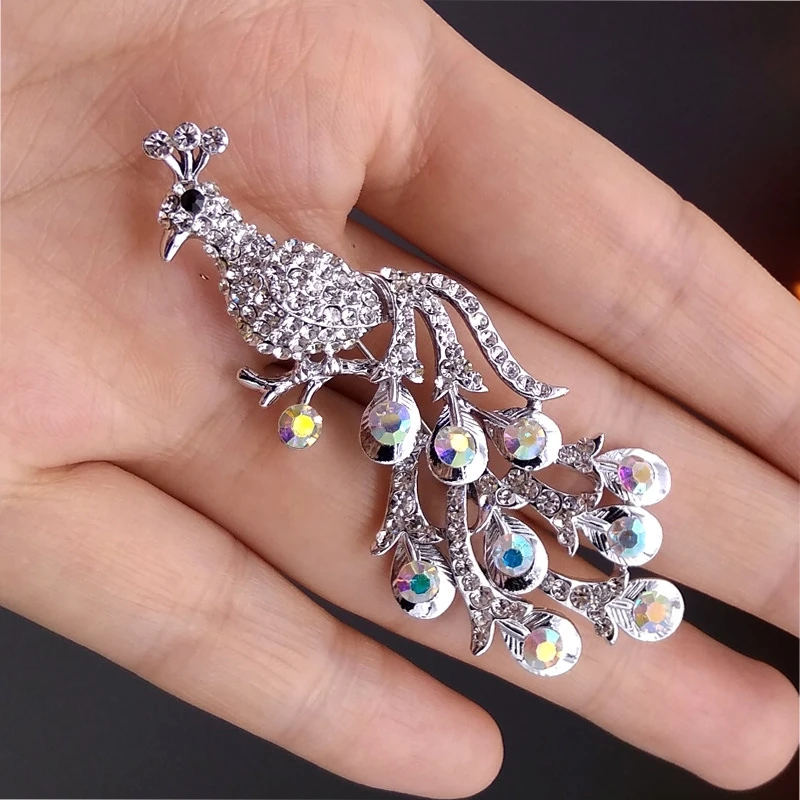 NoEnName_Null ювелирные изделия и аксессуары булавка-Павлин броши для женщин