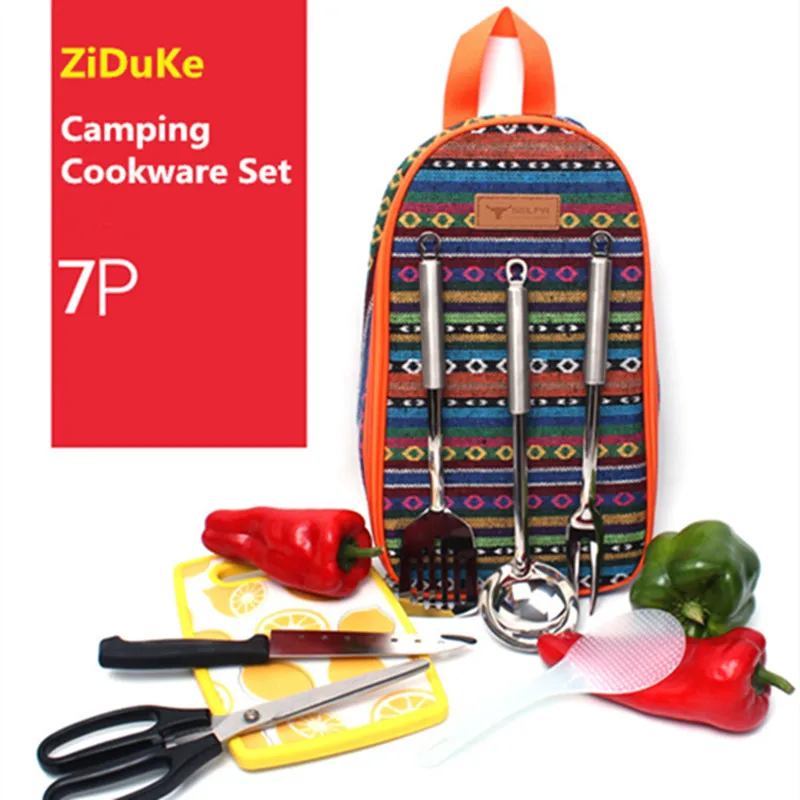 Набор кухонной посуды для кемпинга походная Складная ложка вилка нейлоновая