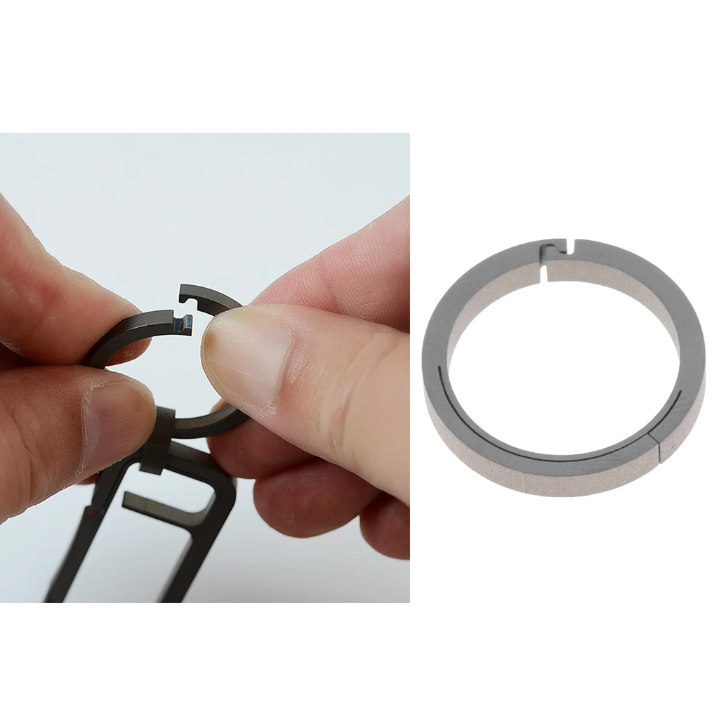 2 шт. пружинный титановый брелок с пряжкой круглый крючок карабин аксессуары для