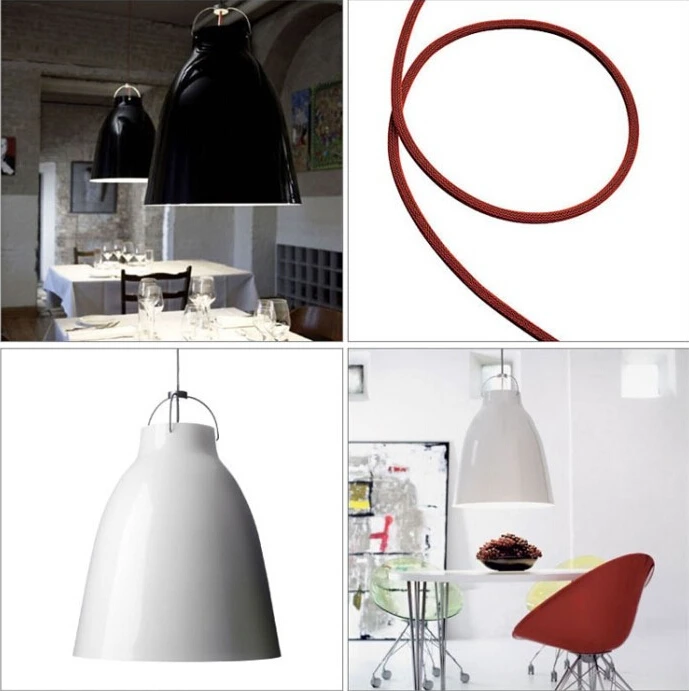 Рождество Современная мода Караваджо Подвеска лампы Lustre алюминиевые подвесные