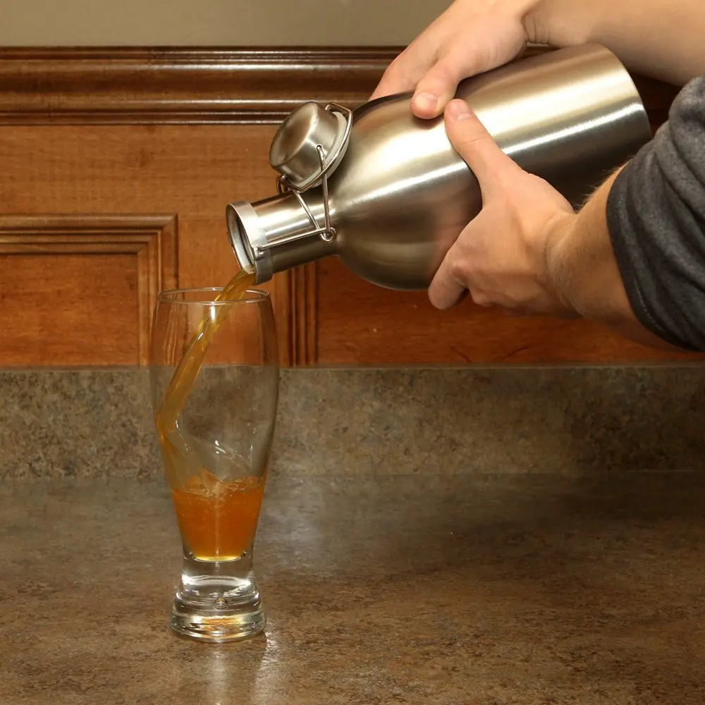 Домашнее ПИВОВАРЕНИЕ 32 унции из нержавеющей стали роулер для пива 1 0 л безопасная