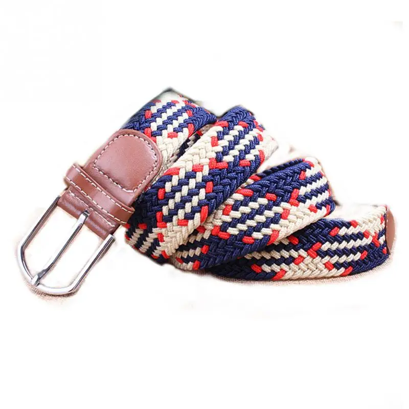 Модный мужской ремешок 5 цветов Мужская Женская парусиновая Обычная лямка