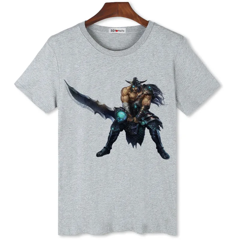 

2021 Popular game hero t shirt men Broadsword Takeo cool shirt Good quality comfortable modal shirts brand tops