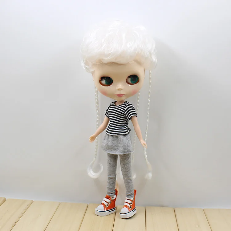 Кукла Blyth с косами (белые волосы) | Игрушки и хобби