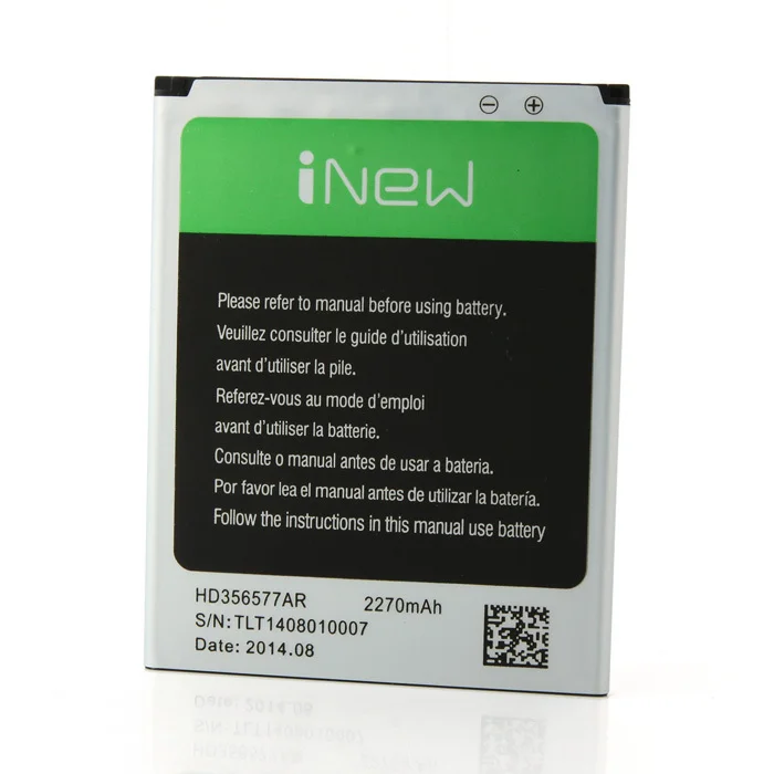 HD356577AR i8000 батарея новая Оригинальная 5 дюймов iNew I8000 мобильного телефона 2270mAh |