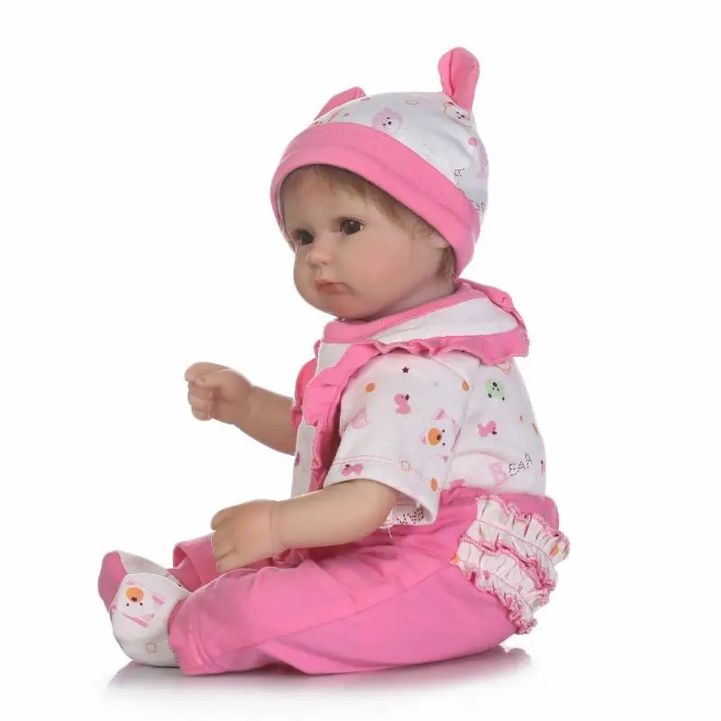 Кукла Реалистичная силиконовая для новорожденных виниловая Кукла-младенец