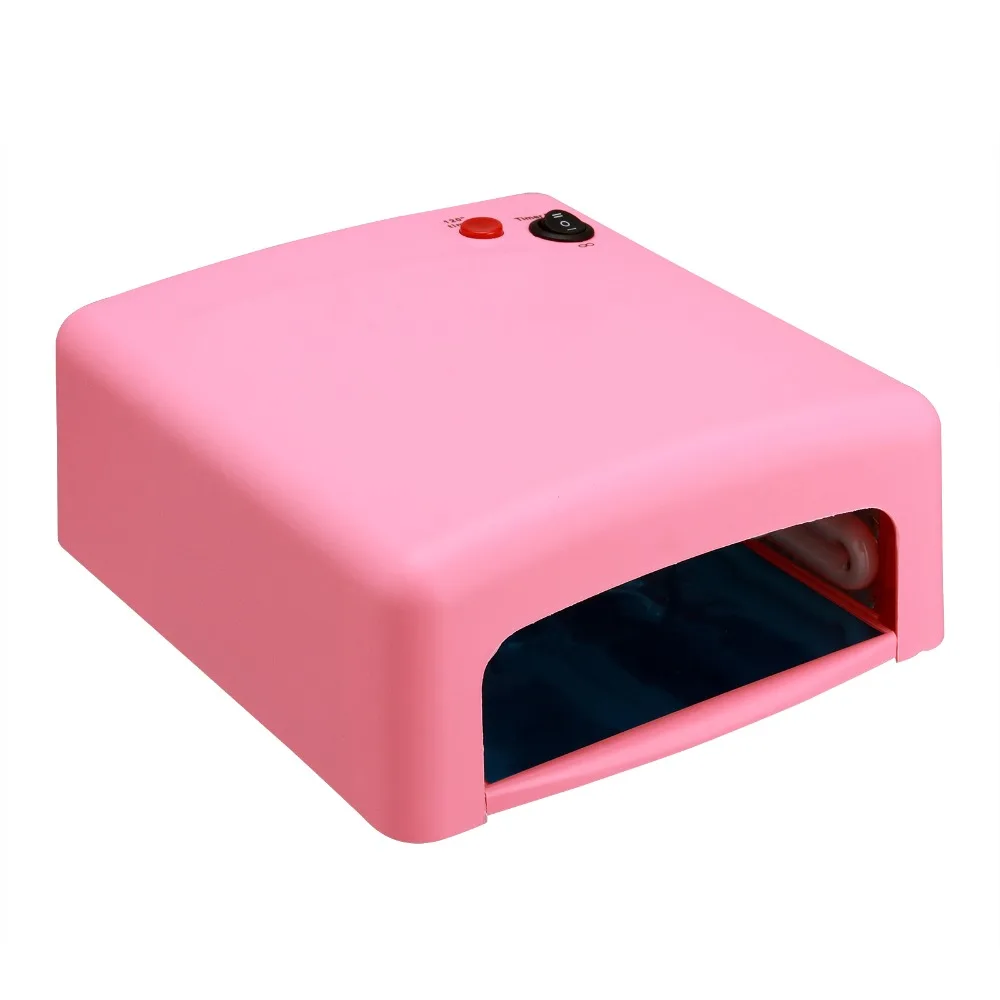 Pro 36 Вт розовый УФ гель для ногтей лампа отверждения и 4 шт. 9 110 В 220 в RU