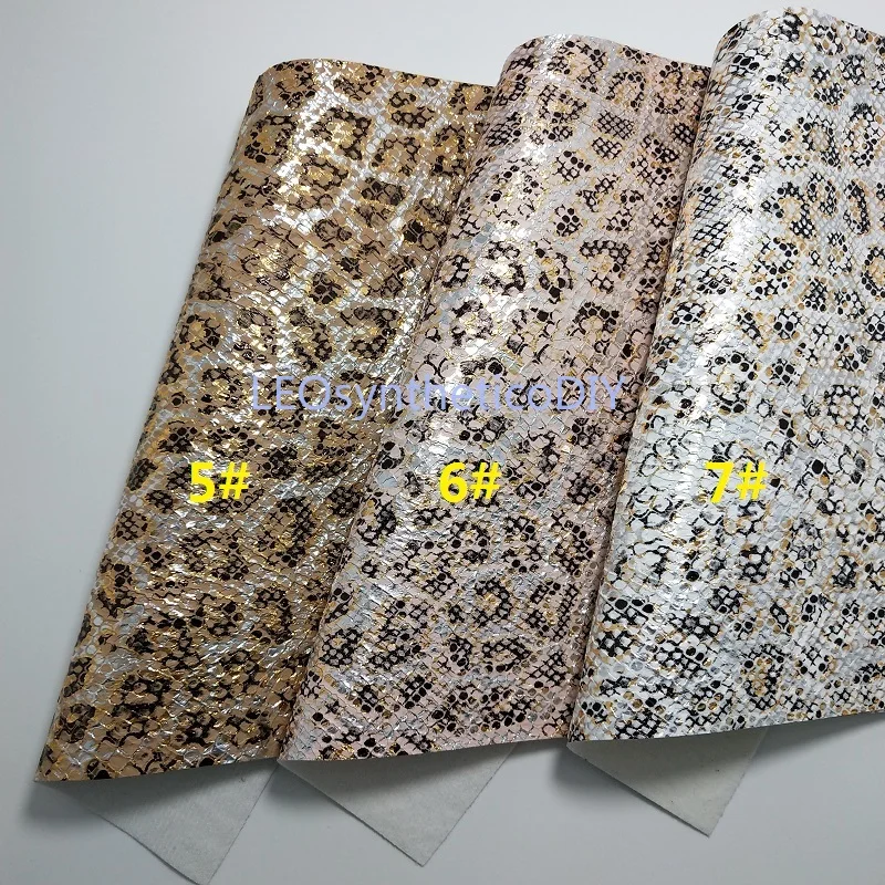1PC 21X29CM Synthetic Letaher Cuero Sintetico Printed Leopard Leather For Making Bows Accessories LEOsyntheticoDIY T146 | Дом и сад