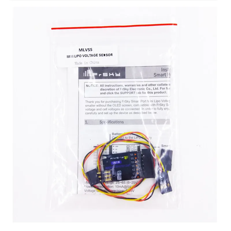 FrSky Mini Lipo датчик напряжения MLVSS для приемников X8R X6R X4R X4RSB XSR | Игрушки и хобби