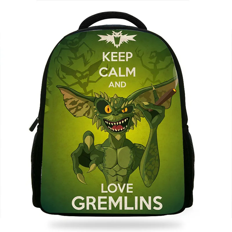 Новый мультяшный дизайн Gremlins Gizmo сумки для книг детей с животными повседневный рюкзак повседневная школьная