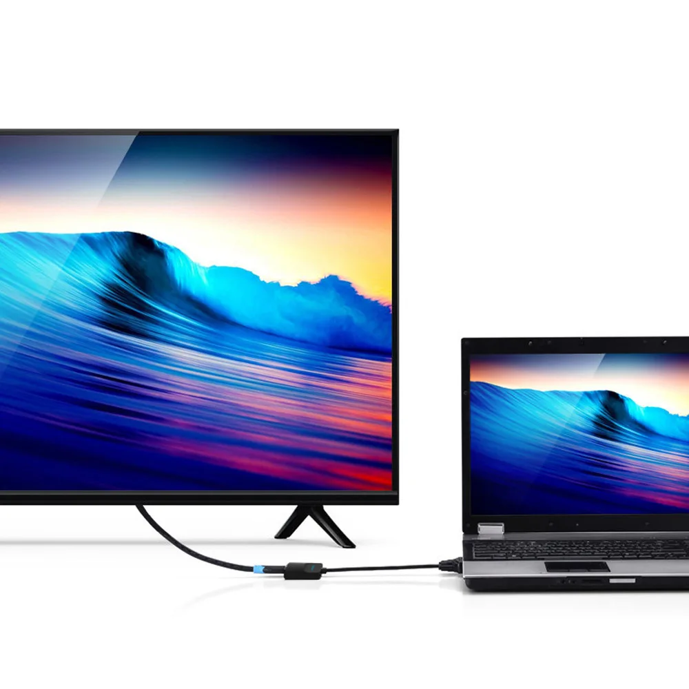 Адаптер VGA-HDMI с аудио поддержкой 1080P для ПК ноутбука на HDTV проектор Видео Аудио